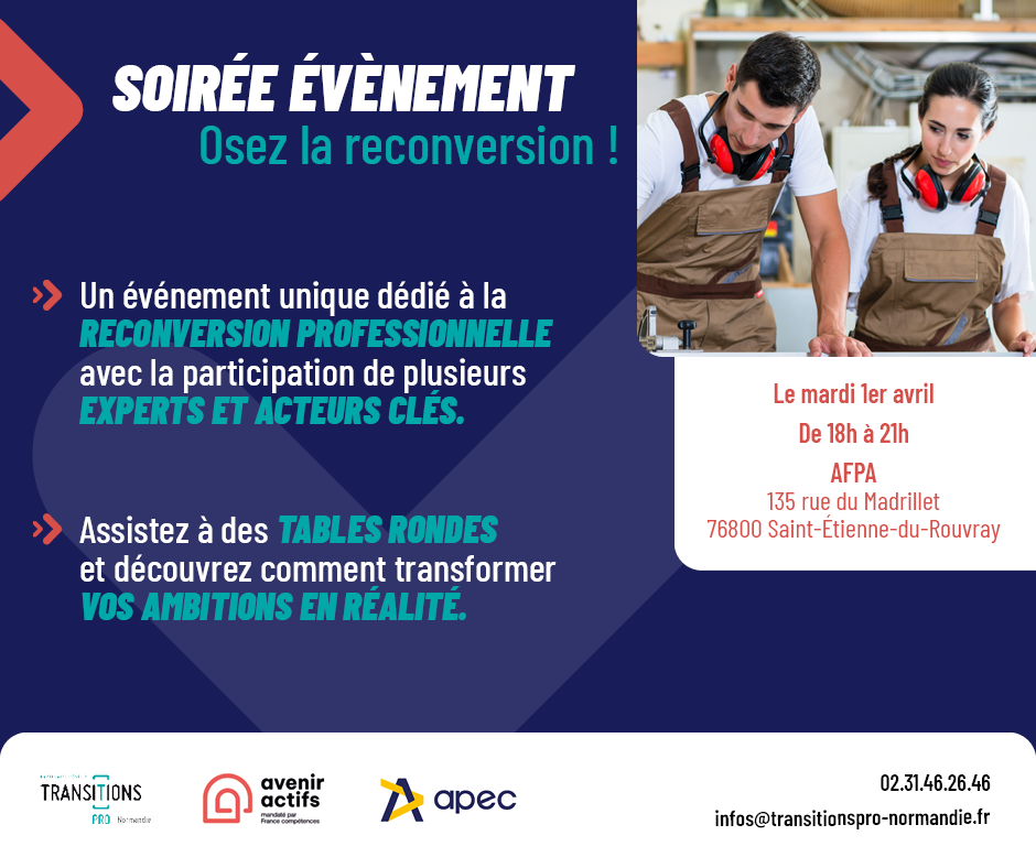 Osez la reconversion ! Osez la reconversion !